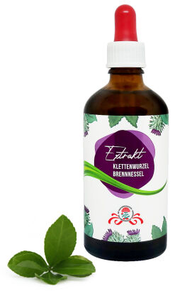 Wyciąg (ekstrakt) z pokrzywy i łopianu 100ml  