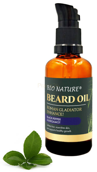 Organiczny, wzmacniający olejek do brody Morela, Argan & Witamina E – Roman Gladiator 50 ml