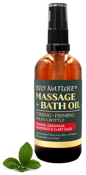 Organiczny olejek do masażu i kąpieli Pestki winogron - Ujędrniająco-tonizujący 100 ml