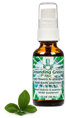 FES Grounding Green Zielone kwiaty wzmacniające harmonię ciała i ziemi 30 ml spray