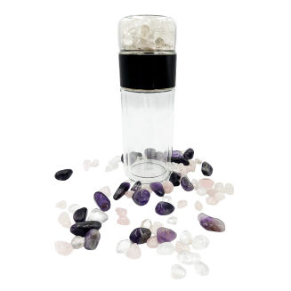 Butelka do picia z Kryształem górskim - Information Jewelry - 3