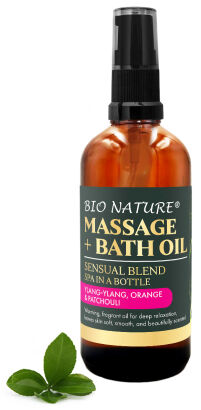 Organiczny olejek do masażu i kąpieli Pestki winogron – Zmysłowy 100 ml