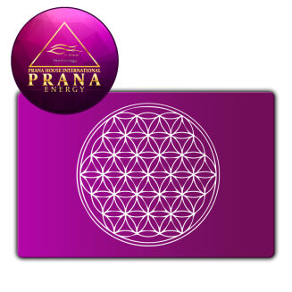 Płytka Tesla® prostokąt - Kwiat Życia - Purpura - 2