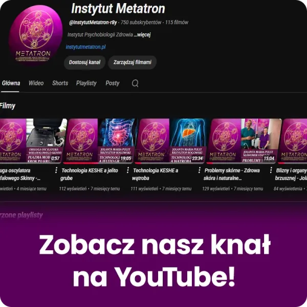 Kanał YouTube - Instytut Metatron