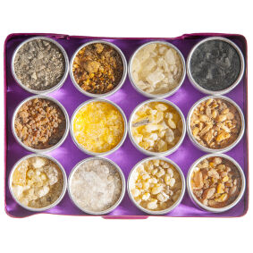 Czyste żywice do spalania Zestaw 12 puszek HS-405