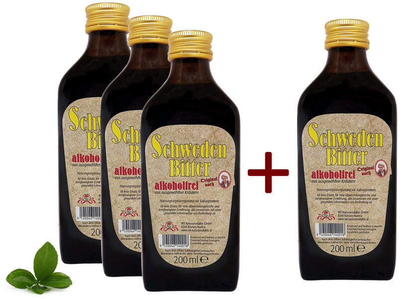 Zestaw Bezalk. Oryginalne zioła szwedzkie 3x200+200ml