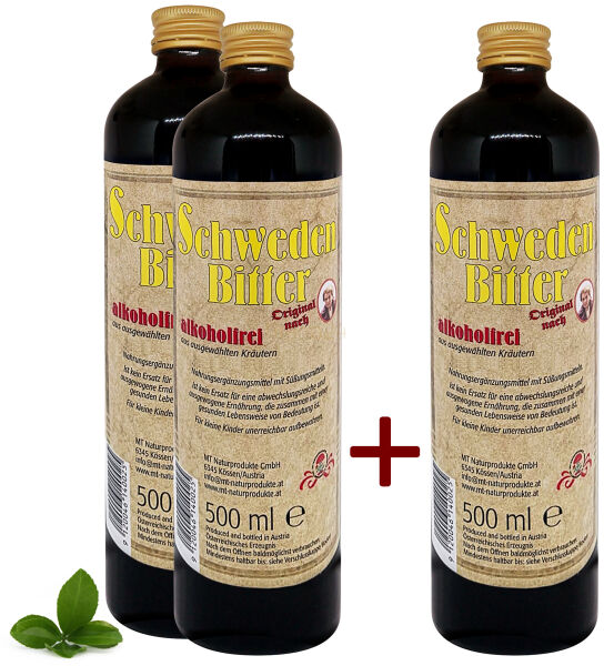 Zestaw Bezalk. Oryginalne zioła szwedzkie 2x500ml+500ml