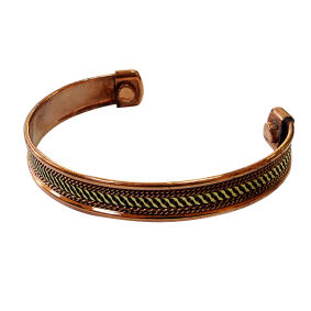 Magnetyczne miedziane bransoletki 2 sztuki