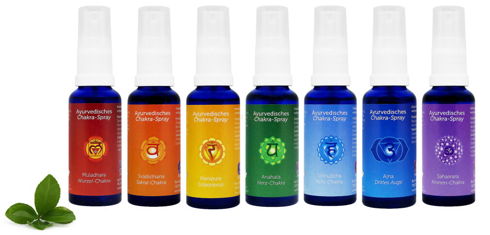 Spray Energetyczny Czakry - Zestaw 7szt