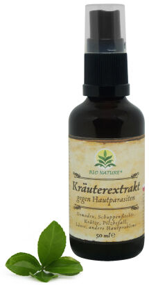 Ekstrakt  Wyciąg ziołowy - siedmioskładnikowy na nużeńca 50ml spray