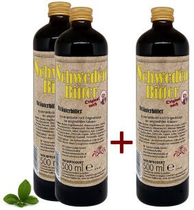 Zestaw Alk. Oryginalne zioła szwedzkie Nalewka 2x500ml+500ml