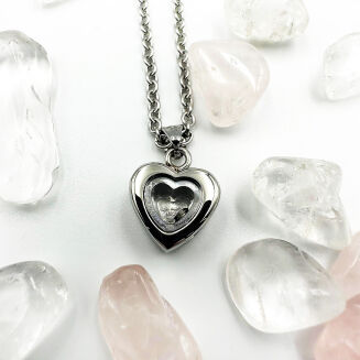 Zawieszka informacyjna serduszko GANS lub esencje kwiatowe - Information Jewelry - 2