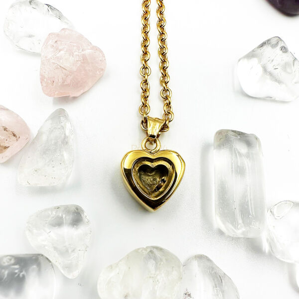 Zawieszka informacyjna serduszko GANS lub esencje kwiatowe - Information Jewelry