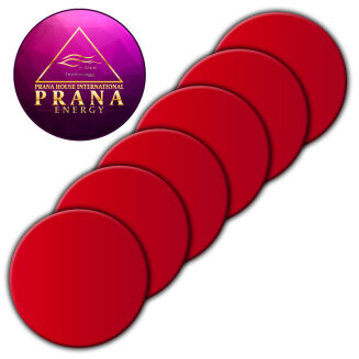 Płytka Tesla® podstawka okrągła - Czerwony - 9 cm - 2