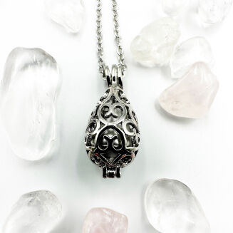 Zawieszka informacyjna z buteleczką GANS lub esencje kwiatowe - Information Jewelry - 3