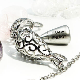 Zawieszka informacyjna z buteleczką GANS lub esencje kwiatowe - Information Jewelry - 7