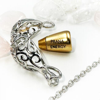 Zawieszka informacyjna z buteleczką GANS lub esencje kwiatowe - Information Jewelry - 6