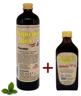 Zestaw Oryginalne zioła szwedzkie alk. 500ml + bezalk. 200ml