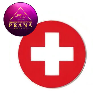 Płytka Tesla® Crystalium płytka samoprzylepna Z NADRUKIEM - okrągła  - Pochłaniacze Elektrosmogu - 5