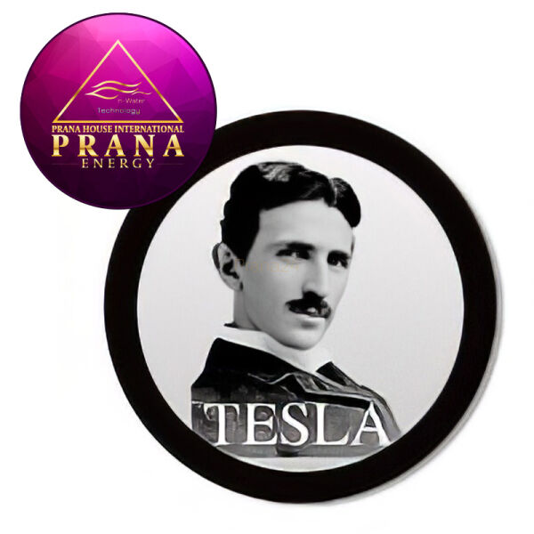Płytka Tesla® Crystalium płytka samoprzylepna Z NADRUKIEM - okrągła  - Pochłaniacze Elektrosmogu