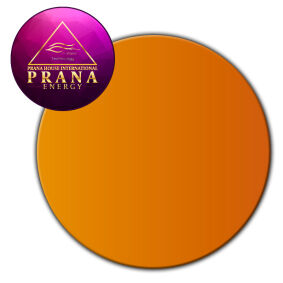 Płytka Tesla® okrągła - Pomarańczowy