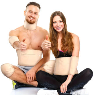 Zestaw do kompresów olejem rycynowym - 8 kompresów - 3