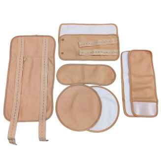 Zestaw do kompresów olejem rycynowym - 8 kompresów - 2