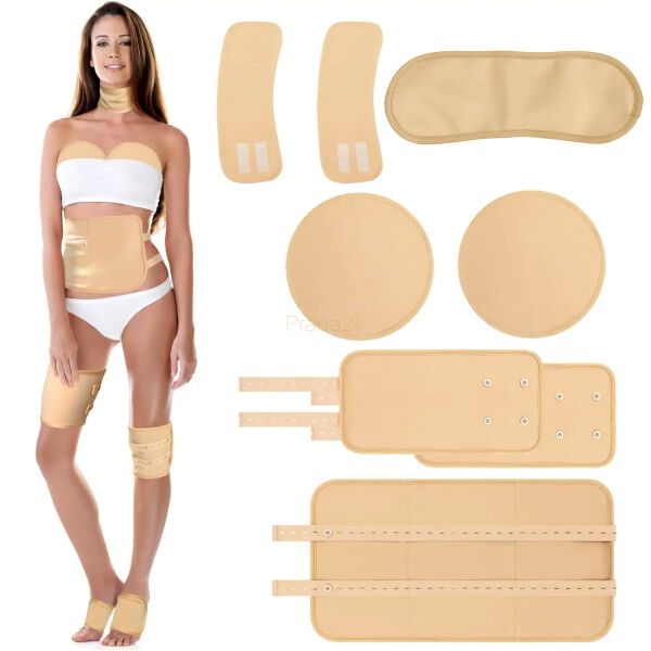 Zestaw do kompresów olejem rycynowym - 8 kompresów