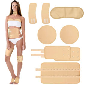 Zestaw do kompresów olejem rycynowym - 8 kompresów