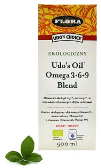 Udo’s Oil® – Omega 3+6+9 Blend – mieszanka organicznych olejów roślinnych 250m/500 ml - 6